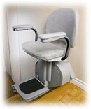 Step-Saver straight stair lift